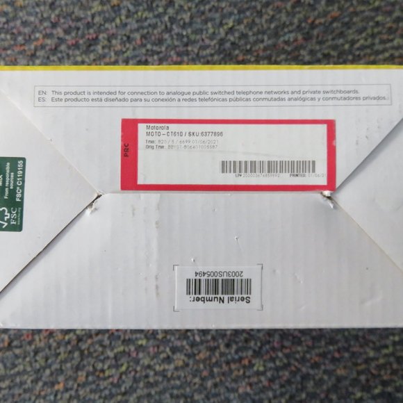 Other Motorola Ct61 Corded Telephone W Answering Machine Call Blocking Poshmark